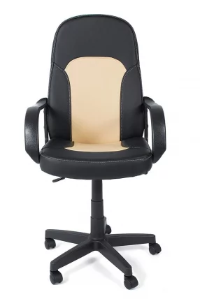 Кресло руководителя Parma черный+бежевый 36-6,36-34_1