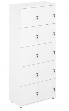 Локер 10 ячеек Сигма СГ.820.ВХ.ВХ Белый / Sigma SG.820.WH.WH_0