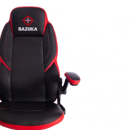 Кресло BAZUKA кож/зам, черный/красный, 36-6/36-6/06/36-161_5