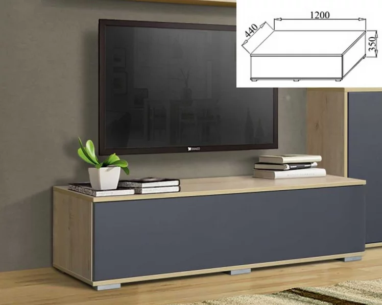 Тумба Куб К03 Белый софт Дуб ирландский_1