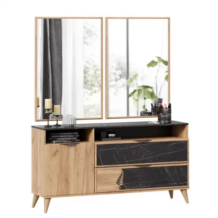 Зеркало настенное Шелли ЛД 692.090.000 Дуб Вотан_2