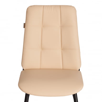 Стул обеденный Asti TREND, экокожа, бежевая, 47х54х86 см_6