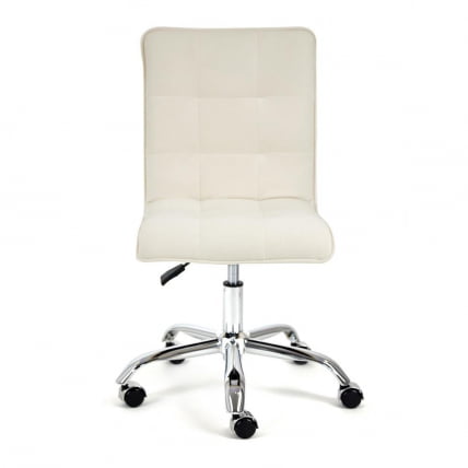 Кресло ZERO флок , молочный, 4_4