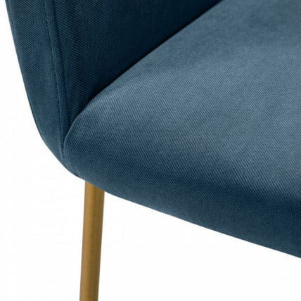 Кресло Бар Oscar Б Diag blue/Линк золото_4