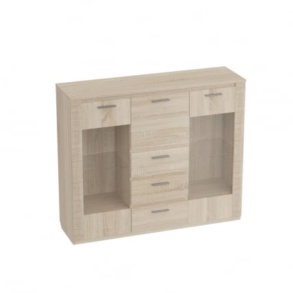 Комод с баром Элана Дуб сонома_0