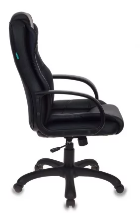 Кресло руководителя Бюрократ CH-839/BLACK экокожа черный Пегас_2