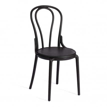Стул THONET (mod. PL62) пластик, 42 x 52 x 89 см, Black (черный) 05_0