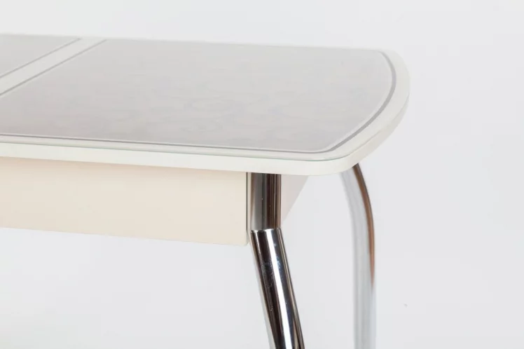 Стол обеденный Чикаго КЗ(6191) крем,завитки бронза_6