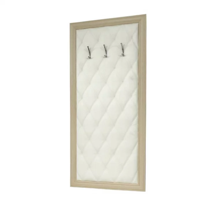 Вешалка навесная Визит-1 775/2  terra 100 (белая) - Дуб беленый_0