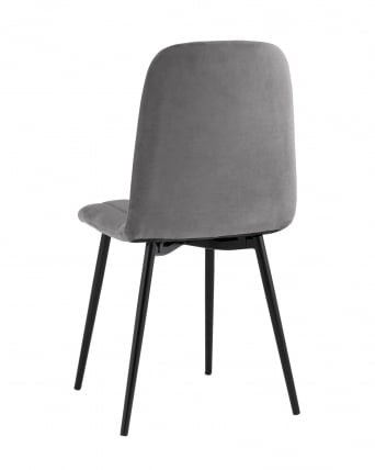 Стул Easy велюр темно-серый 4 шт. комплект_4