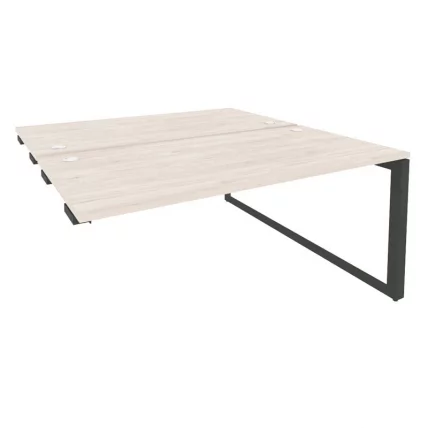 Стол-приставка двойной на О-образном м/к к опорым элем. ONIX O.MO-D.SPR-4.8 Денвер Светлый/Антрацит_0