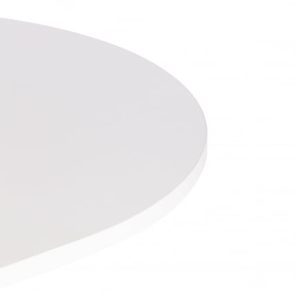 Стол обеденный SATURN ЛДСП, 120-160x80x75,5 см, Бетон/Белый_9