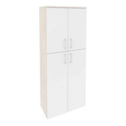 Шкаф высокий широкий ONIX O.ST-1.8 Денвер Светлый/Белый_0