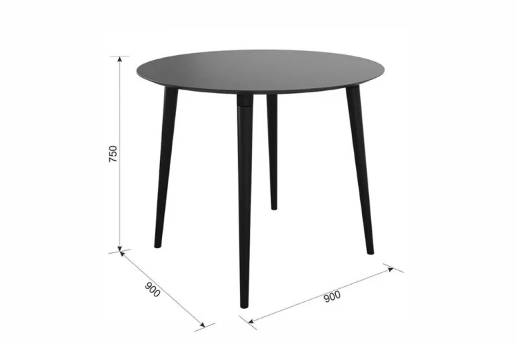 Стол обеденный Сканди 2 Серый-венге_1