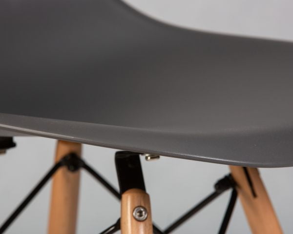 Стул обеденный DOBRIN DSW (ножки светлый бук, цвет темно-серый (GR-04)) 4 шт_8