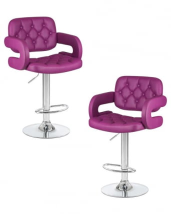 Стул барный DOBRIN TIESTO (фиолетовый) 2 шт_0