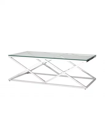 Стол журнальный ИНСИГНИЯ 120x60 Серебро_0