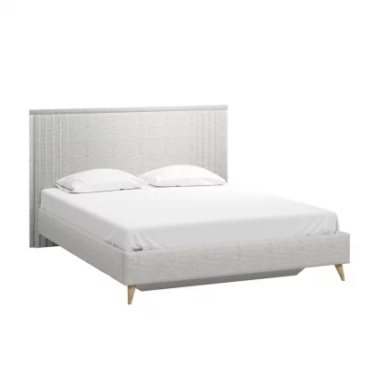 Кровать двуспальная 1600 Шелли EL-6B Серая_0