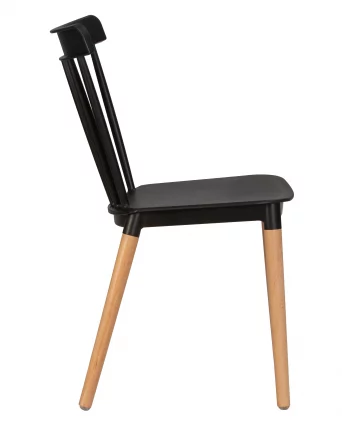 Стул обеденный DOBRIN THEO ножки светлый бук черный B-03_2
