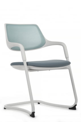 Кресло Scroll SF HY-813B Голубой/Серый_0