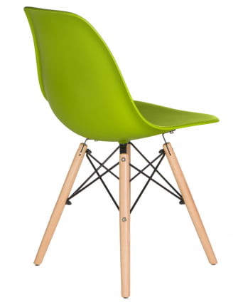 Стул обеденный DOBRIN DSW (ножки светлый бук, цвет салатовый (G-08)) 4 шт_4