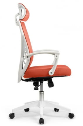 Кресло Оливер РCХ В-203АC (Белый пластик/Оранжевый) / Oliver RCH W-203AC_1