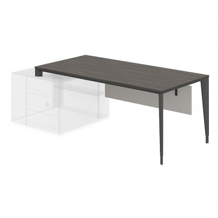 Стол под опорную тумбу 800 Atlas NZ-0106.BT.AN Бренсон Трюфель Антрацит_1