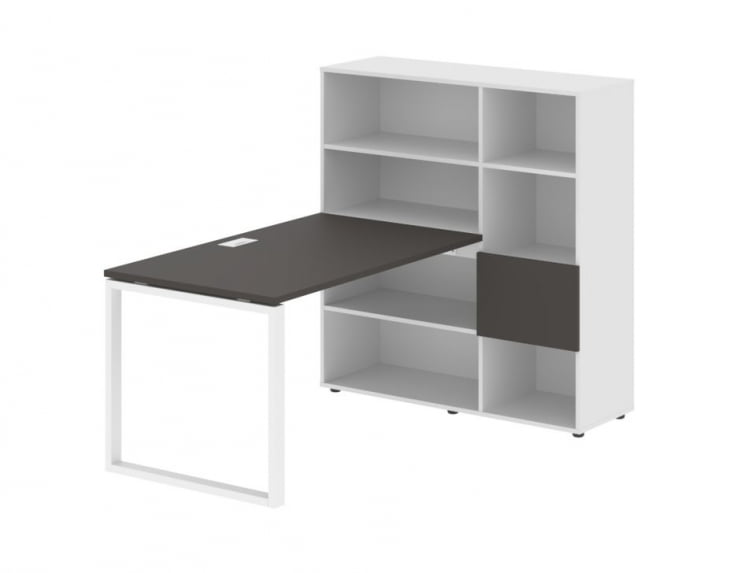 Рабочая станция EDIS EQRST 1213 Мокко Белый Белый_0