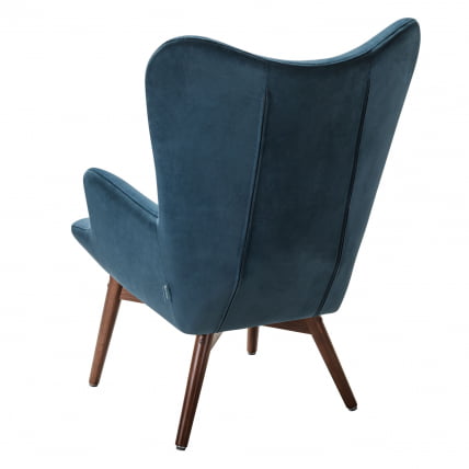 Кресло Хайбэк синий/т.орех_3