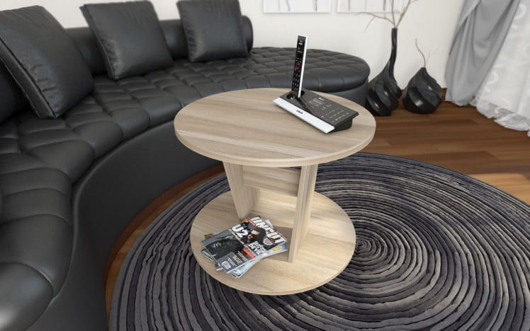 Стол журнальный СТЖ-2 Дуб выбеленый_0