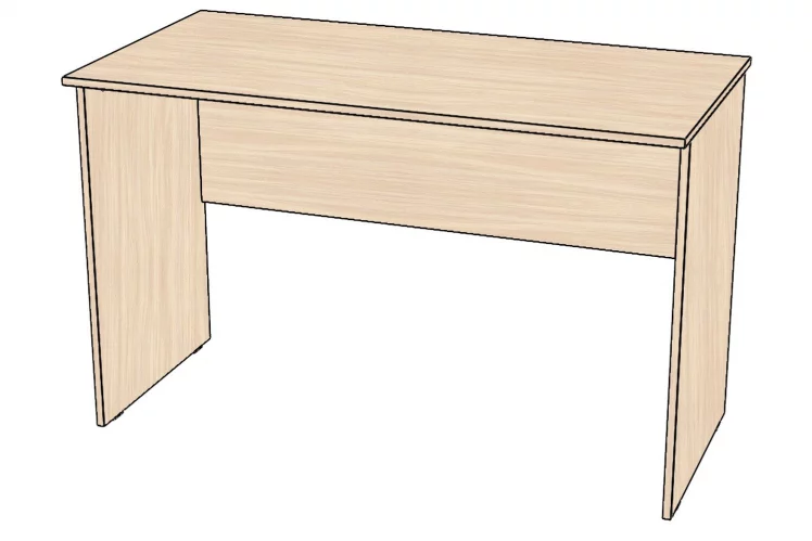 Стол офисный СО 1200-16 Дуб молочный_0