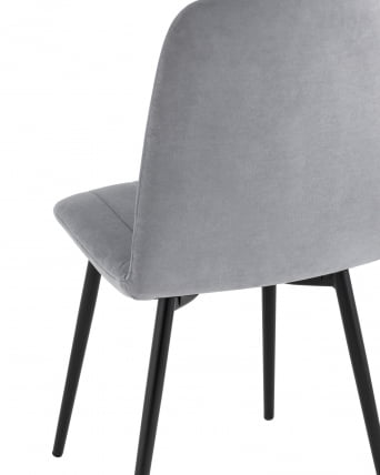 Стул Easy велюр серый 4 шт. комплект_7