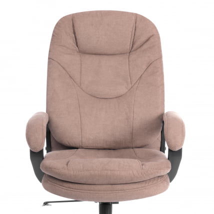 Кресло CОМФОРТ Лукс (22) металБЛ ткань, светло-коричневый, КУБ 03 / COMFORT Lux metalBL KUB_6