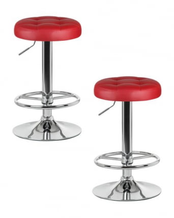Табурет барный DOBRIN BRUNO (бордовый) 2 шт_0