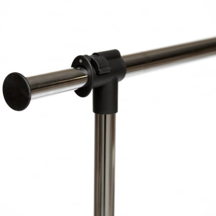 Вешалка NY-3294 металл, 84-125*43*102-167см, хром/черный_1