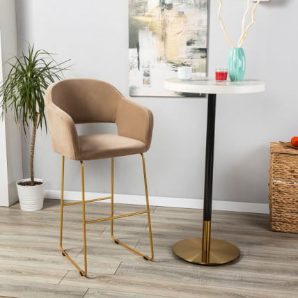 Кресло Бар Oscar Б Diag beige/Линк золото_10