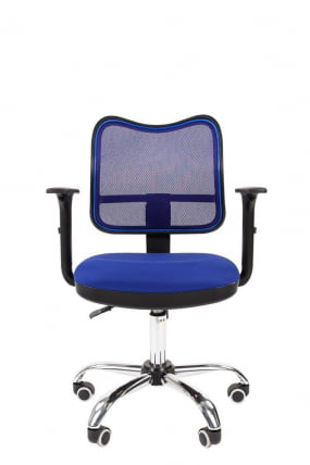 Офисное кресло для оператора CHAIRMAN 450 Chrome New Синий_1