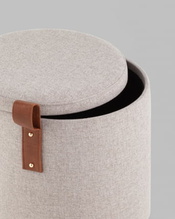 Пуф с ящиком Эркки XS серый_2