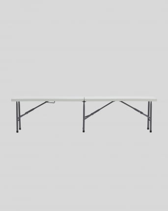 Скамейка складная пластиковая Кейт 180 (HDPE) Белый_2