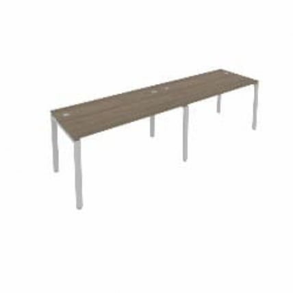 Рабочая станция на 2 раб.места Metal System Б.СМ-2.3 Вяз/Серый_0
