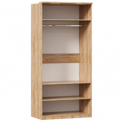 Шкаф двухстворчатый Фиджи ЛД 659.236.000 Дуб Золотой Антрацит_2