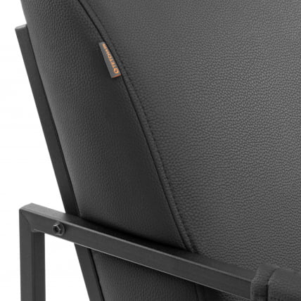 Кресло Charli LUX/Чарли Люкс экокожа , Sharp Черный, 70х80х82 см_7