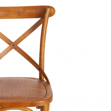 Стул CROSS (mod.CB2001) дерево береза, 49.5*53.5*87, Груша (№3)_5