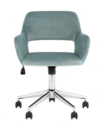 Кресло офисное ROSS велюр серо-зеленый_6