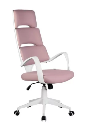 Кресло оператора Riva Chair SAKURA (белый пластик) Розовый_0