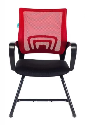 Кресло для посетителя Бюрократ CH-695N-AV Красный_1