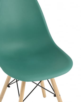 Стул Еамес Стйле ДСВ серо-зеленый (разборный каркас) / Eames Style DSW_5