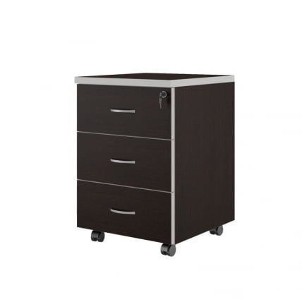 Тумба подкатная с 3 ящиками ZOM27530301 Венге_0