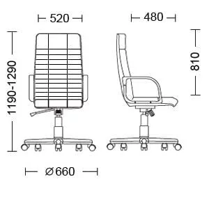 Кресло руководителя ATLANT (ECO-01)_1