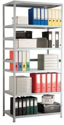 Стеллаж MS 220/100х30/6 (MS-3-2210-6) Серый_0